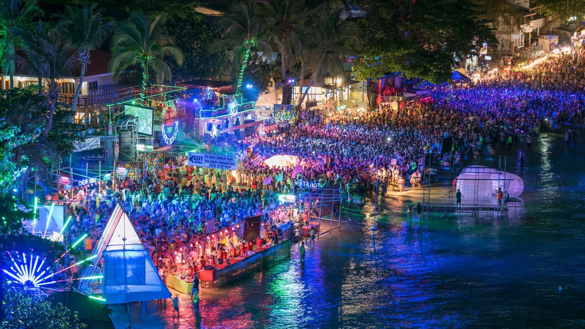 Thailand Full Moon Party with Singles